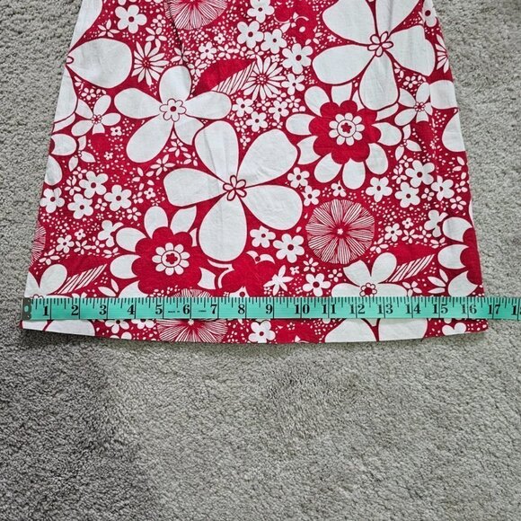 Floral Print Strapless Mini Dress, Size 3 - Picture 10 of 11